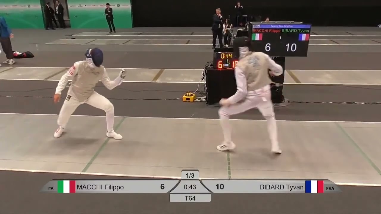 Tunis World Cup 2024 SMF - L64 - Filippo Macchi ITA v Tyvan Bibard FRA