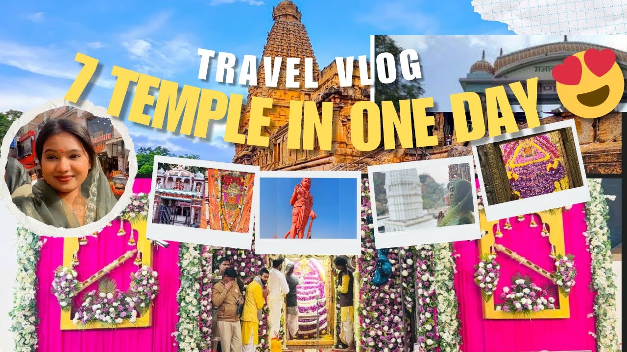 7 mandir ek din m 🛕😱😍|| jaipur m yaha jarur jana ek bar 