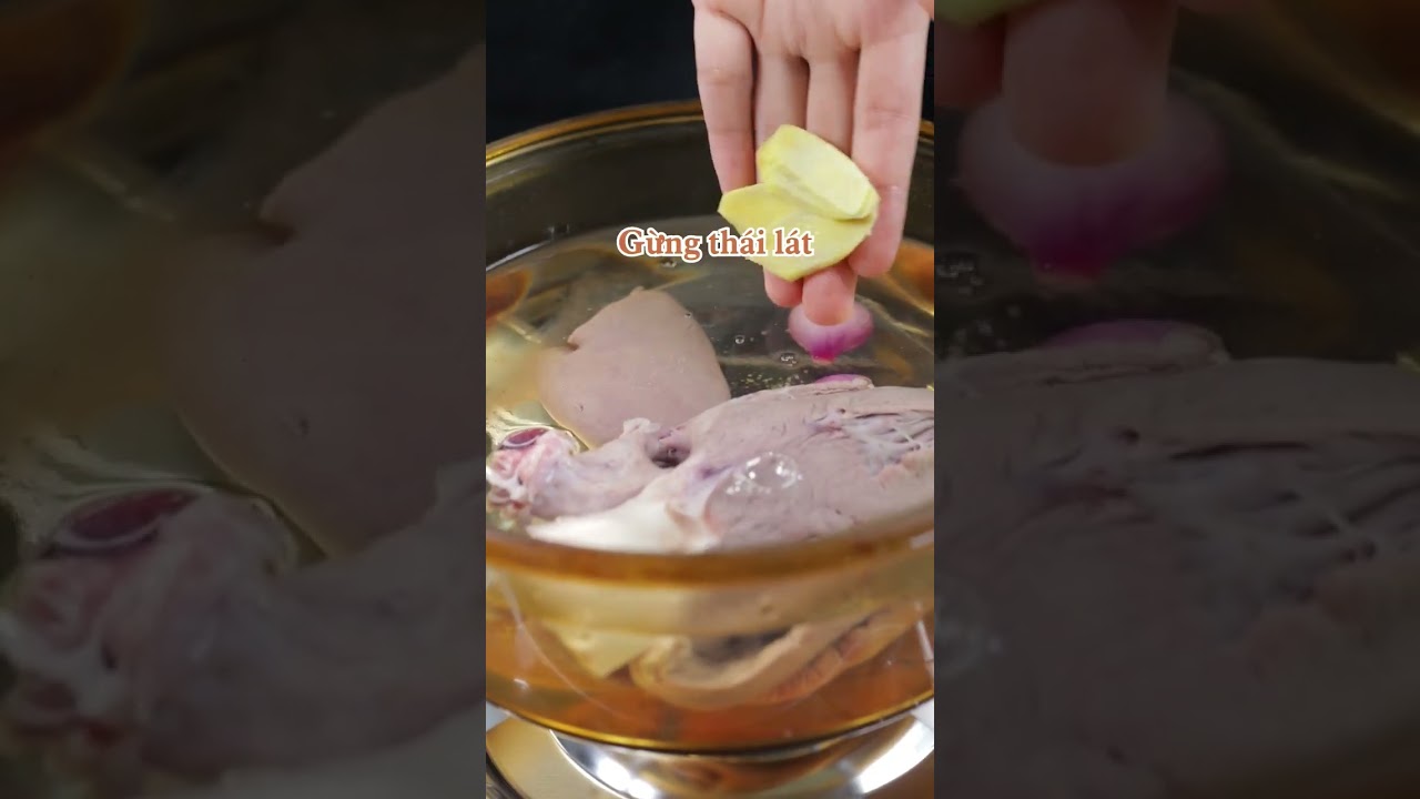 Pork offal congee with fine rice vermicelli | B&aacute;nh hỏi ch&aacute;o l&ograve;ng Quy Nhơn #helenrecipes #asianfood