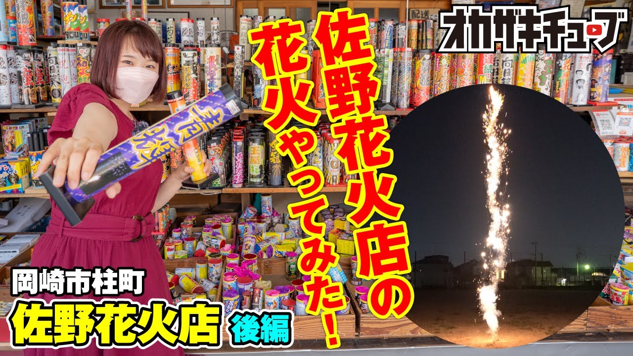 【この花火80円!?】『佐野花火店』で買った国産花火が凄すぎた！