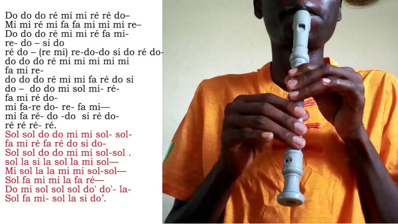 How to play the National Anthem of South Africa(N'kosizikeli Afrika)