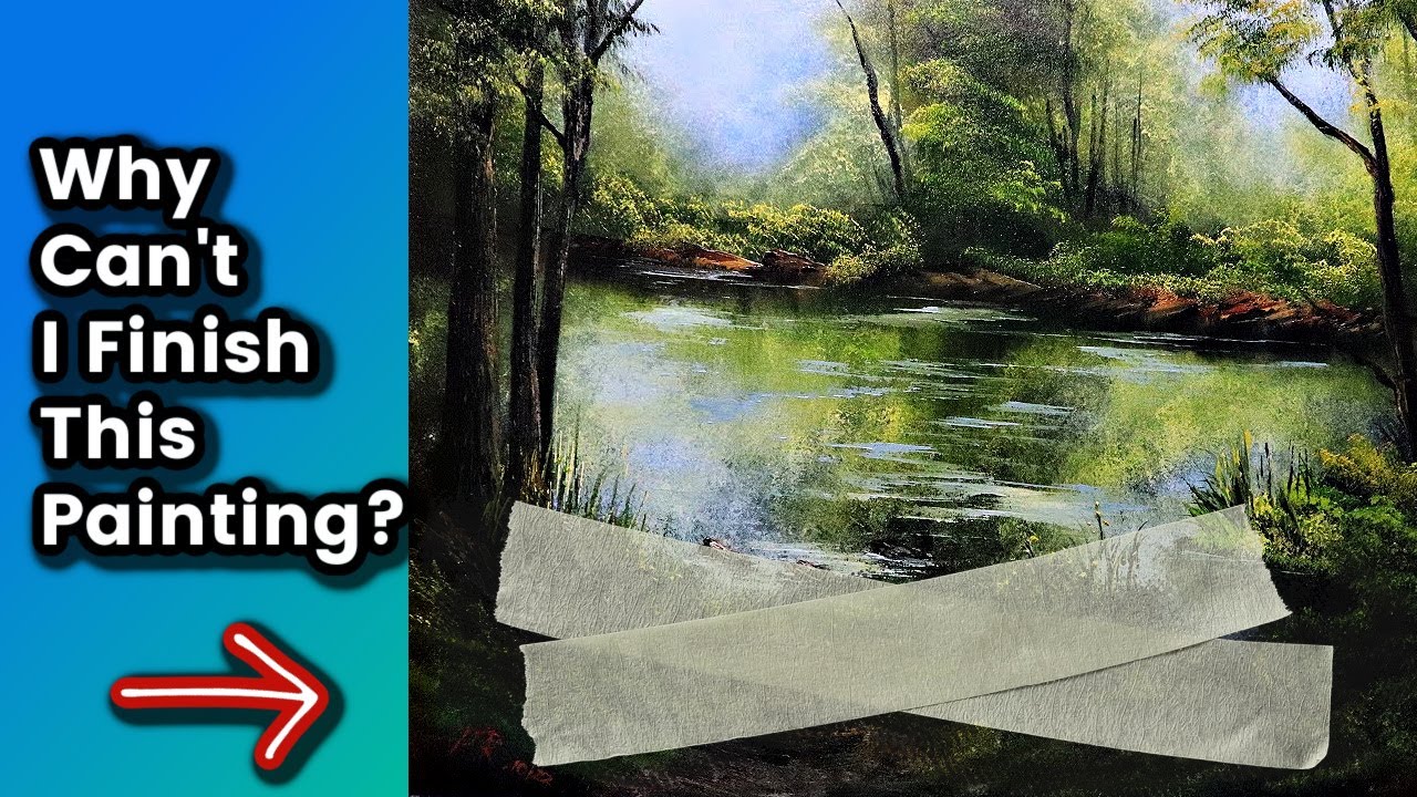 Trouble finishing a painting - what to do when inspiration dries up ✅✅