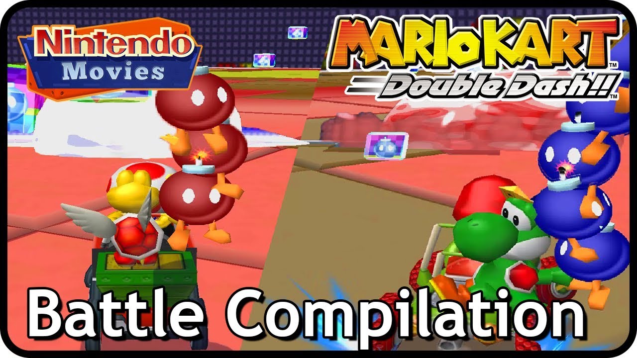 Mario Kart Double Dash!! - Shine Thief & Bob-omb Blast Compilation (2 Player)