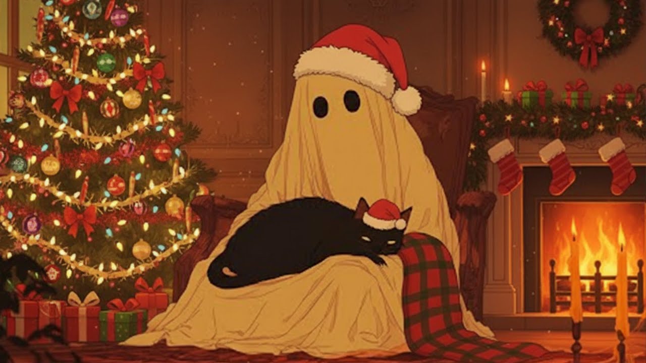Ghostmas Spirit 🎅👻 Christmas Lofi ~ Cozy Chillhop Beats for Study, Relax & Winter Nights ❄️