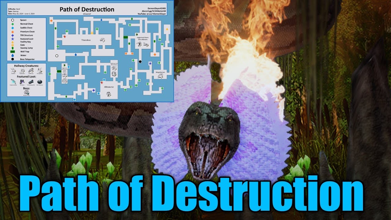 Path of Destruction Dungeon | Ark Mobile #arkmobile #dungeonarkmobile #arkmobiledungeon
