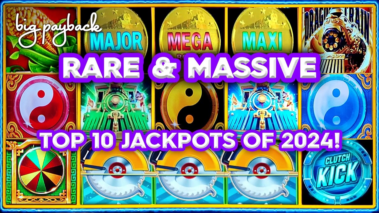 RARE & MASSIVE! Top 10 MOST EXCITING Slot Jackpots 2024 - THIS IS WHY WE WATCH!