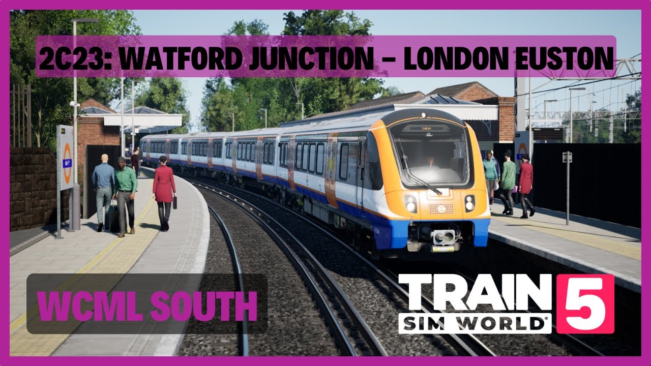 TSW5 | 2C23: Watford Junction - London Euston | TFL Class 710 | WCML South | AWS DSD