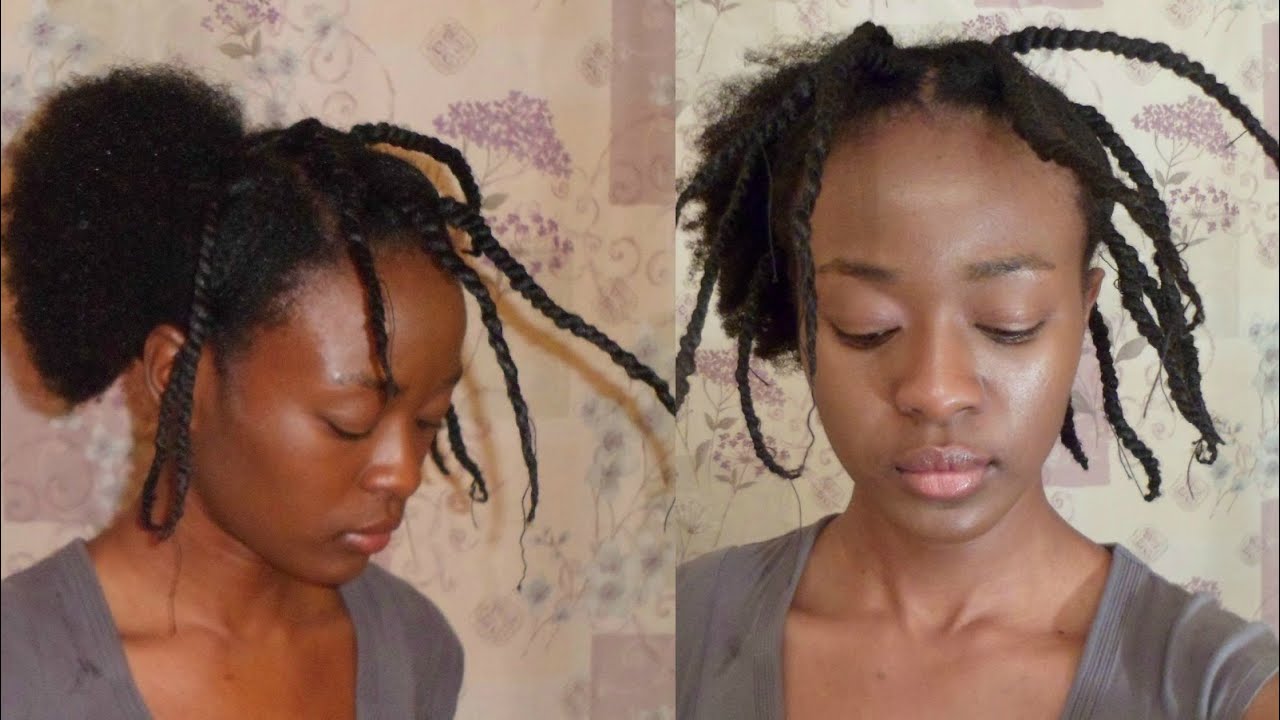 How To Stretch Natural Hair Using Thread *No Heat*