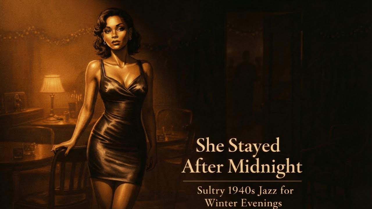 She Stayed After Midnight | Sultry 1940s Jazz & Nocturnal Swing