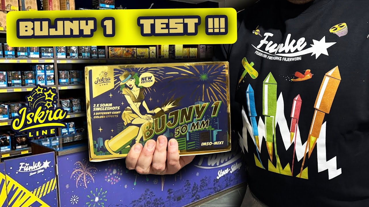 TEST BUJNY 1 IM50-MIX1 🤯 | Pojedyncze strzały Iskra 50mm | Ultrasklep 