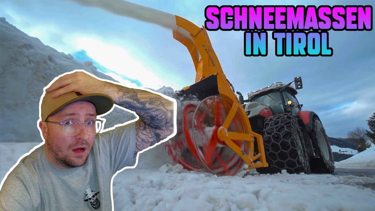 Schneechaos in Tirol | Gumpi Team | DerFarming reagiert