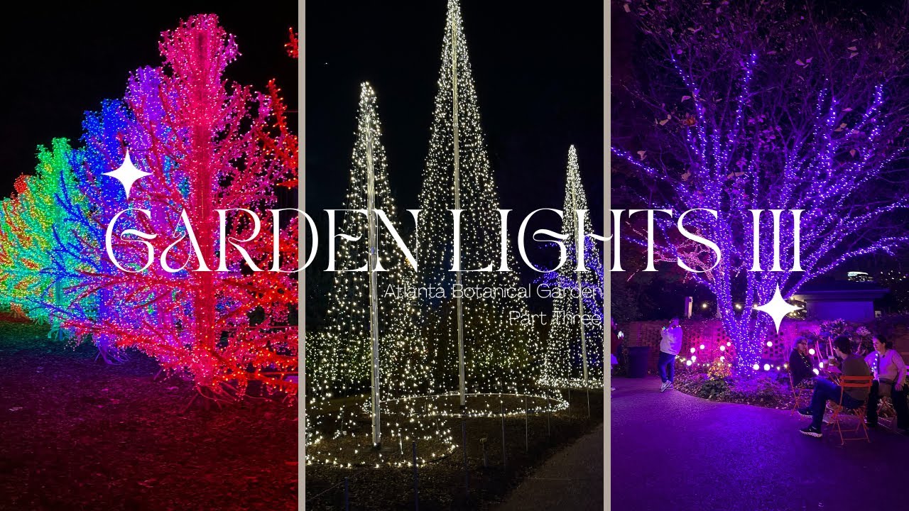 Garden Lights @ Atlanta Botanical Garden | Holiday Lights | Christmas Lights (Part Three)