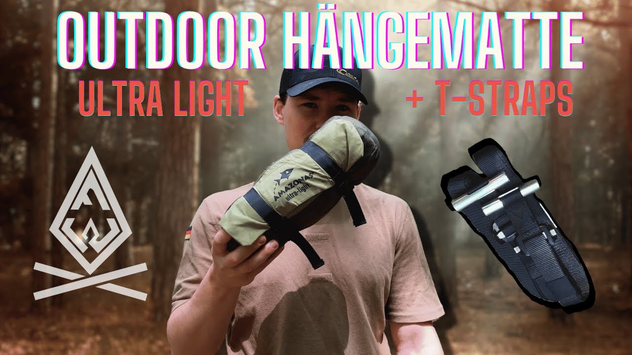 Amazonas ULTRALIGHT Outdoor Hängematte + T Straps