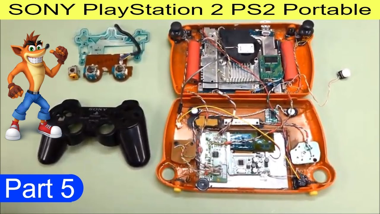 How to make Portable SONY PlayStation 2 PS2 Handheld Tutorial DIY Case is done Part 5