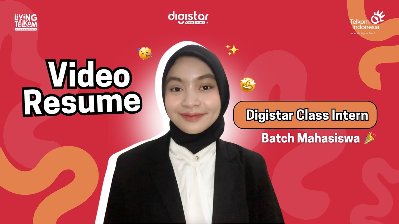 Getting to Know Me 🚀 | Digistar Internship Telkom Video Resume