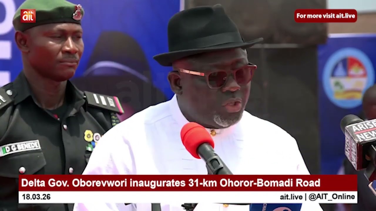 Delta Gov. Oborevwori inaugurates 31-km Ohoror-Bomadi Road