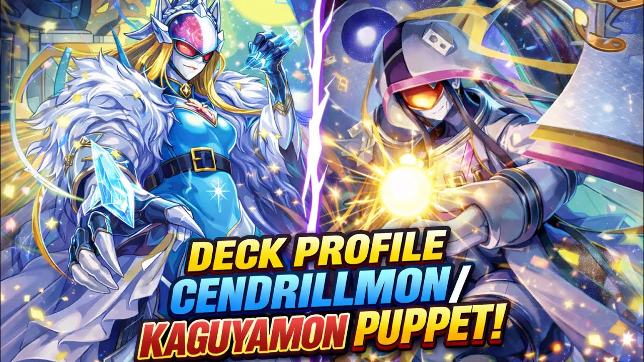 Deck Profile Cendrillmon/Kaguyamon (puppet) atualizado Dezembro 2025 (Digimon Tcg)