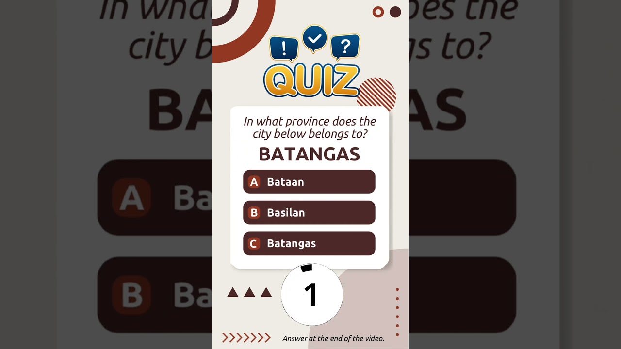 In which province does this city belongs to? #Quiz #Quiztime #QuizChallenge #quizshow #Philippines