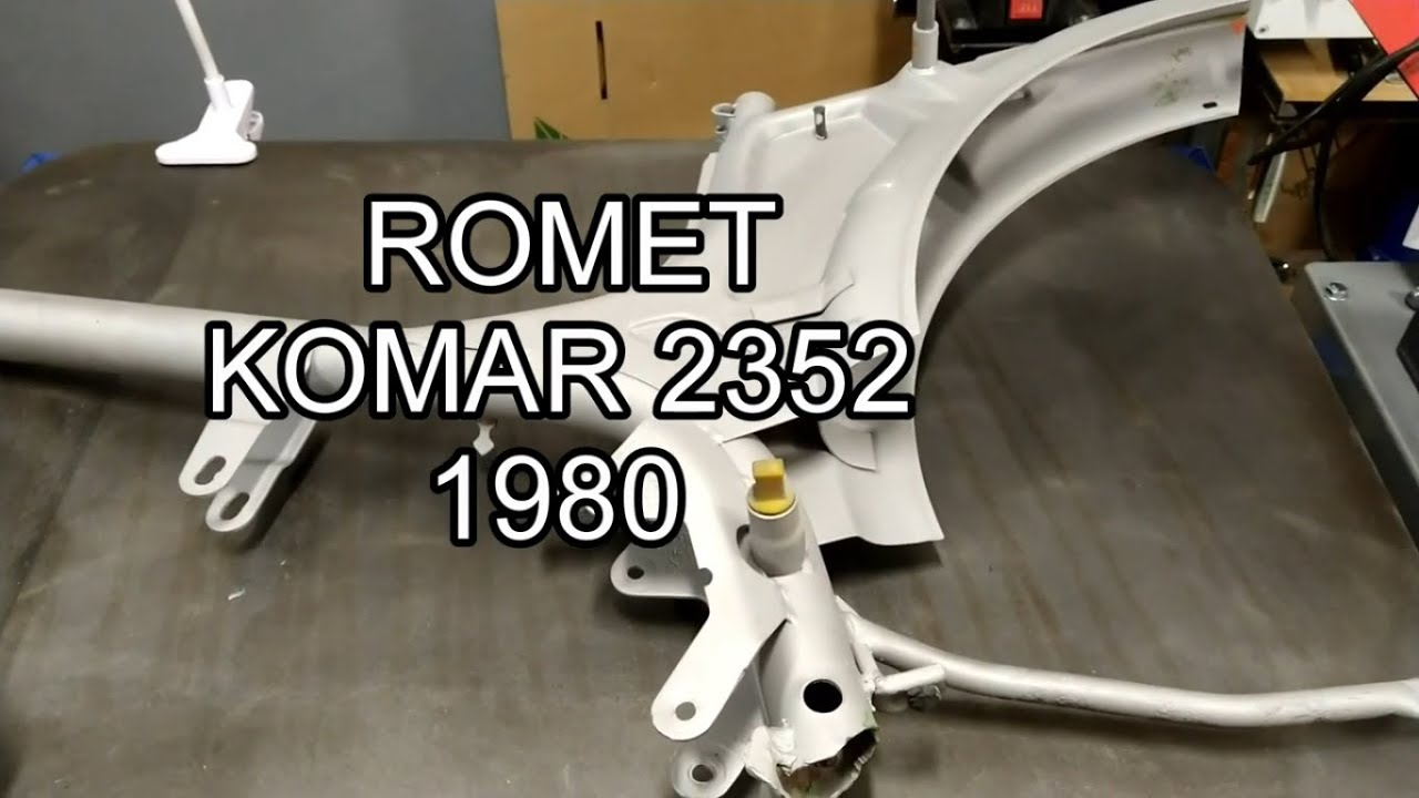 Romet Komar 2352 #14 Spawam kolejne pęknięcia na ramie ...