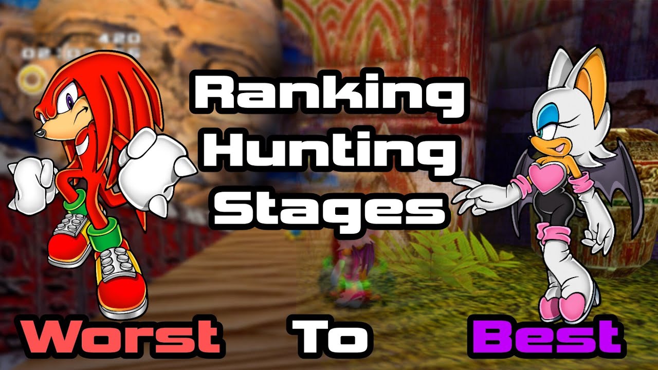 Ranking ALL Knuckles and Rouges Stages in Sonic Adventure 2!