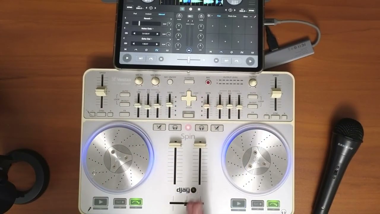 Обзор Vestax Spin — идеально работает с Djay Pro!