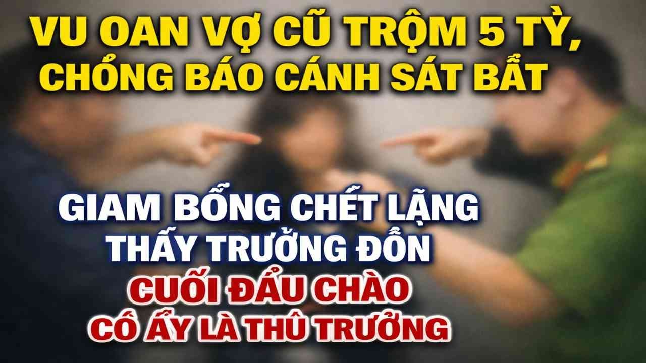 VU OAN VỢ CŨ TRỘM 5 TỶ, CHỒNG BÁO CÔNG AN BẮT – ĐẾN KHI TRƯỞNG ĐỒN CÚI ĐẦU CHÀO THỦ TRƯỞNG