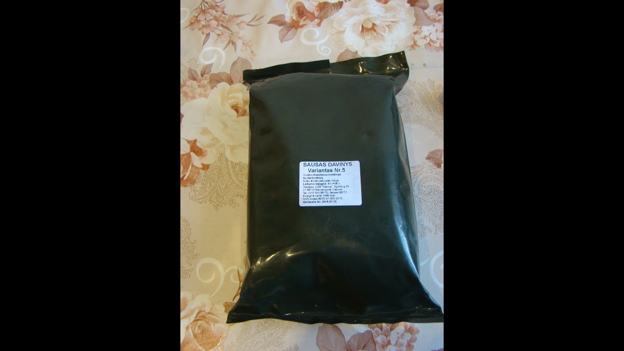 ЛИТОВСКИЙ СУХОЙ ПАЁК МЕНЮ № 5,  LITHUANIAN Packed Lunches Menu №5