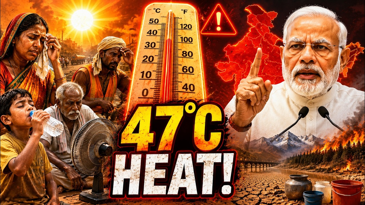 India Heatwave Crisis 2026: Temperatures Cross 47&deg;C