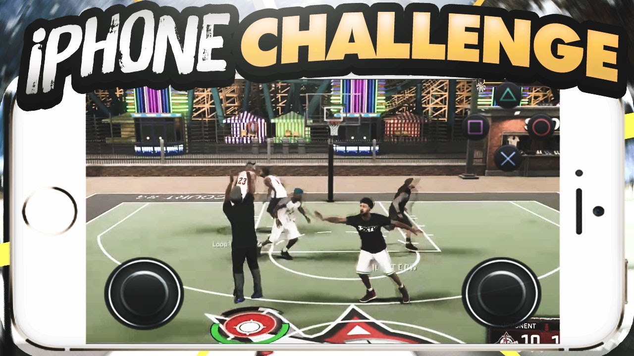 DRIBBLING WITH IPHONE CHALLENGE ON NBA 2K17 MyPARK 📱 • DRIBBLE GOD ATTEMPTS TO DRIBBLE WITH PHONE!!