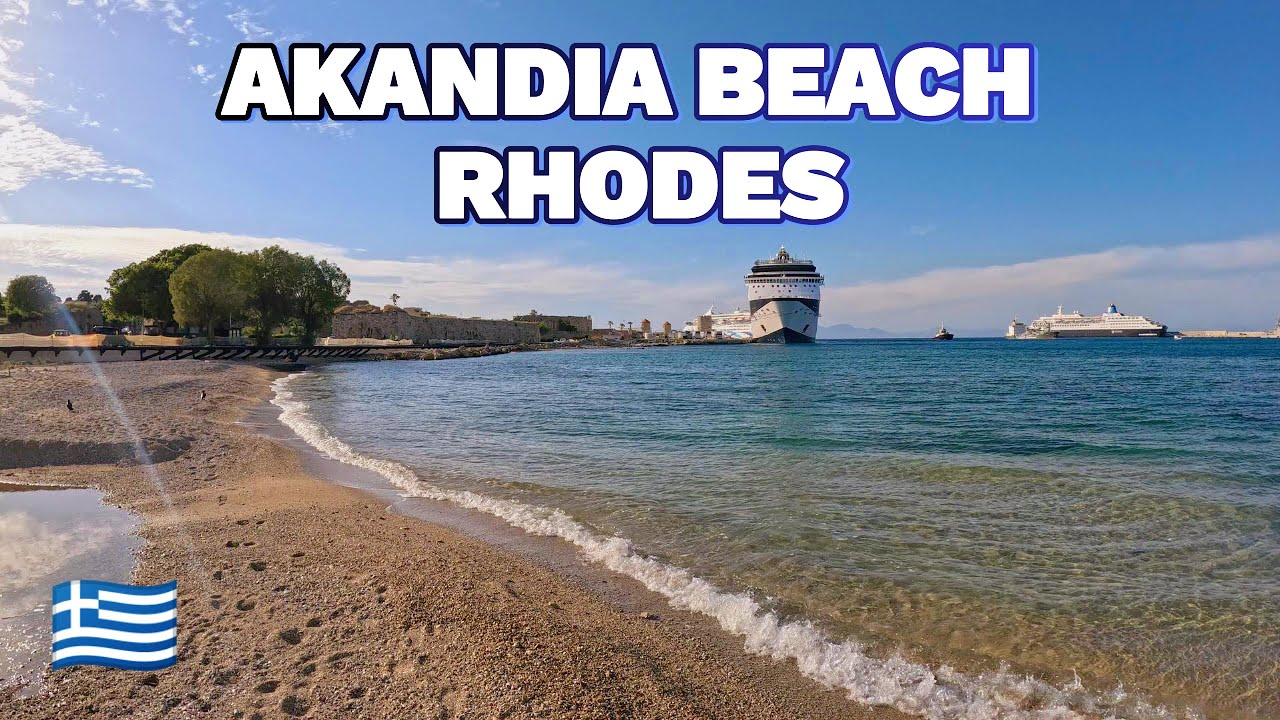 Sandy Beach next to Old Town Rhodes