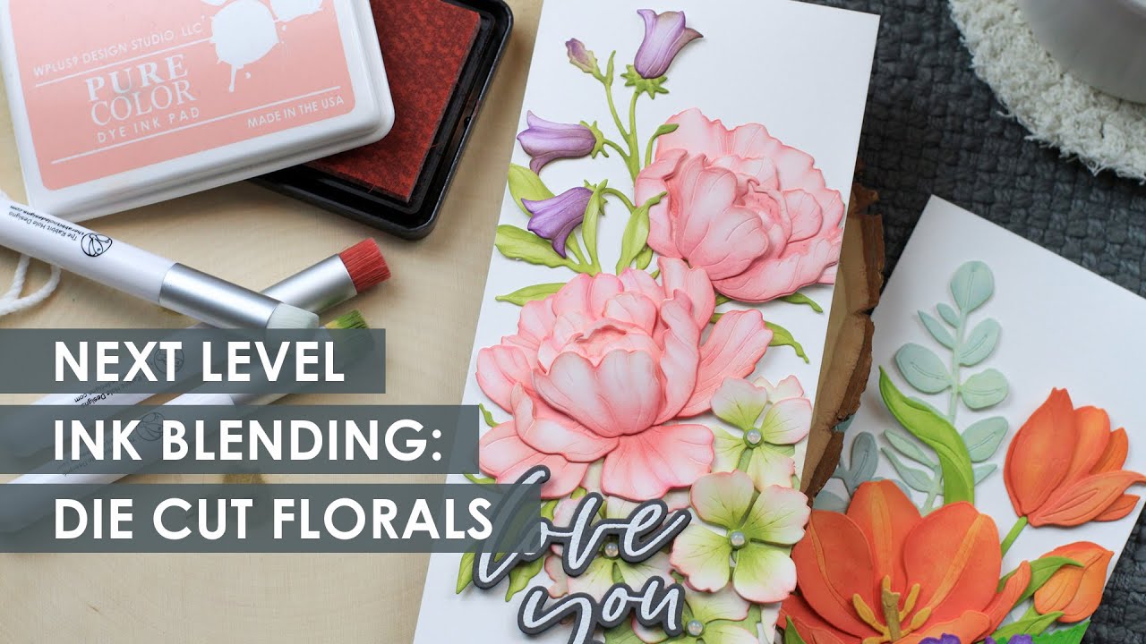 Detailed Ink Blending on Die Cuts ft. Honey Bee Stamps