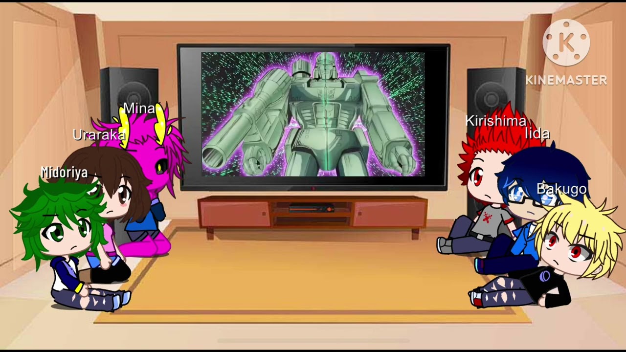Mha/Bnha react to Transformers the movie, Megatron reborn/Starscreams coronation