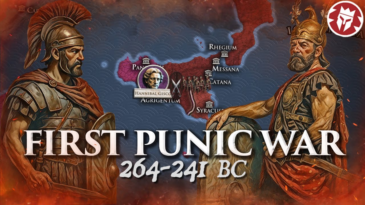 The Full History of the First Punic War - Rome vs Carthage