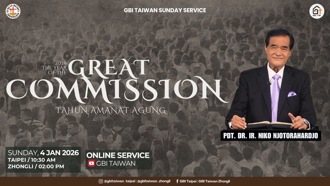 Ibadah Raya GBI Taipei 04 Januari 2026