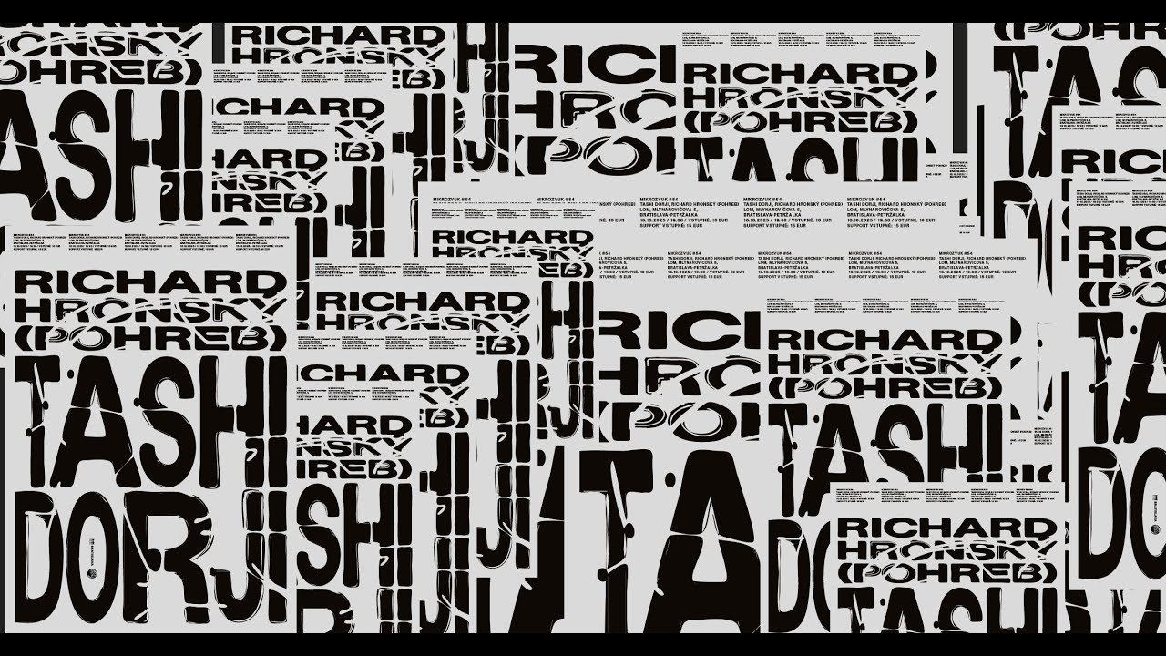 Mikrozvuk #54: Tashi Dorji ╱ Richard Hronský live from LOM space, 16 Oct 2025