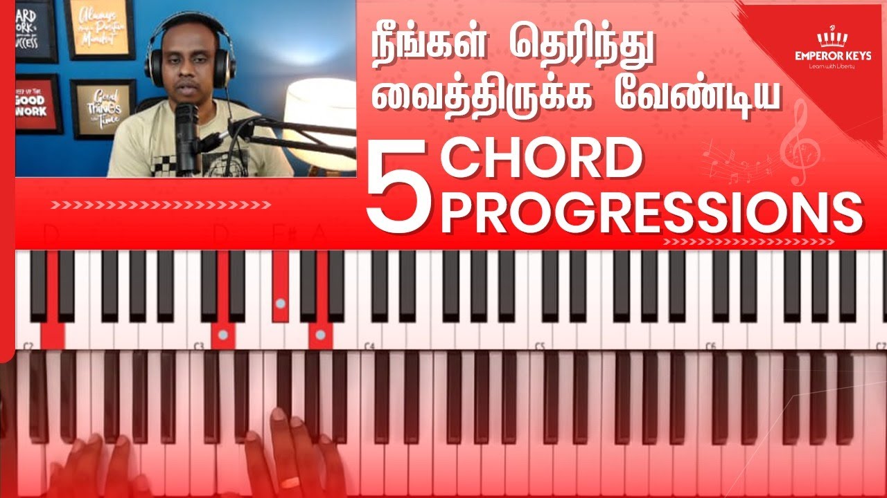 🎹✨ Top 5 Chord Progressions Every Keyboard Player MUST Know! 😮🔥 | Play Any Song Easily