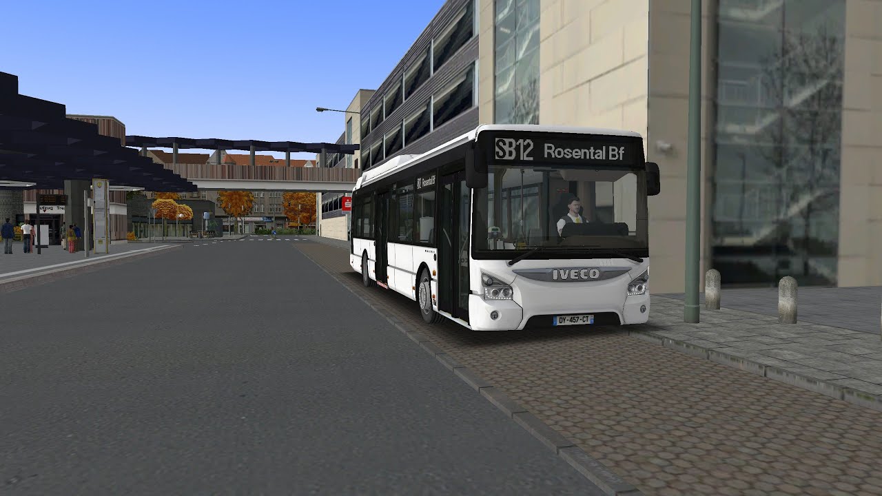 LetsPlay OMSI 2 #28 | Mit dem Freeware Iveco Urbanway Hybrid auf der SB12 auf Ahlheim V5