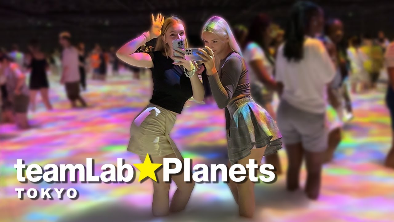 Гилтикус офигевает от красоты в teamLab Planets в Японии 🇯🇵
