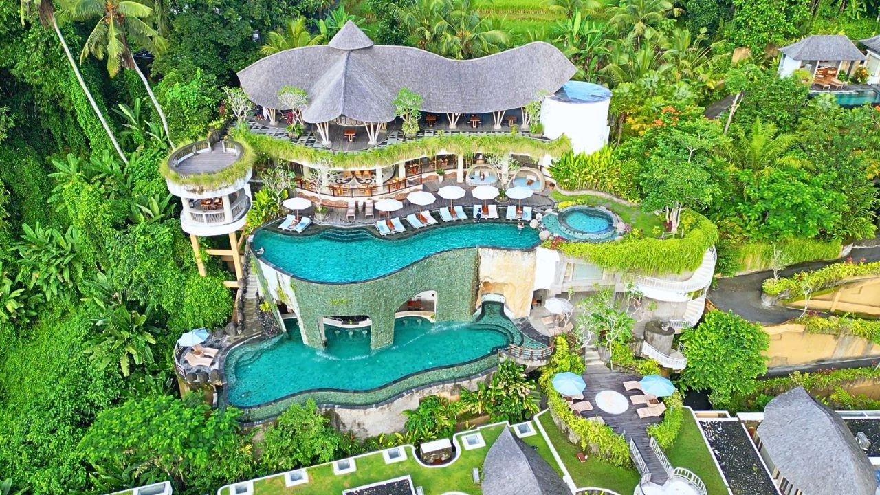THE KENRAN RESORT UBUD | BALI VILLAS WITH PRIVATE POOL (Hotel tour) 4K