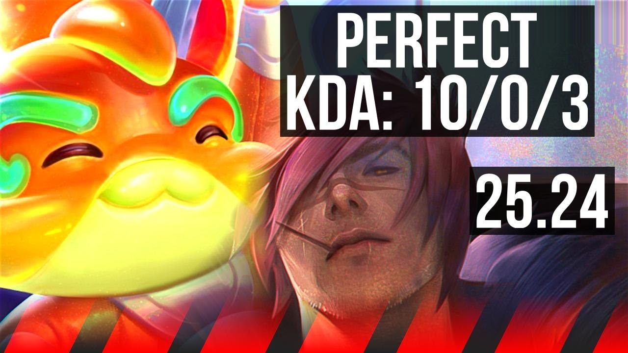 RUMBLE vs SETT (TOP) | Perfect KDA: 10/0/3 | KR Master | 25.24