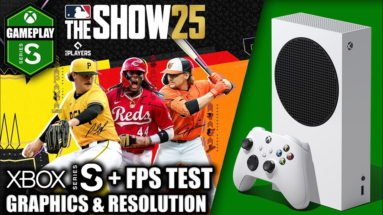MLB The Show 25 - Xbox Series S Gameplay + FPS Test
