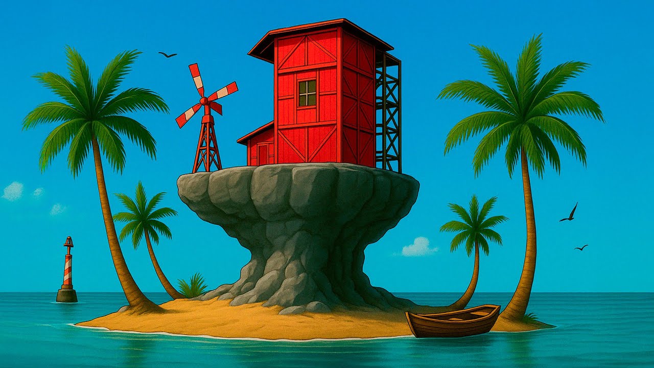 Vivendo em um BUNKER na Pedra da Ilha Mais ISOLADA (2 Raid Defense)