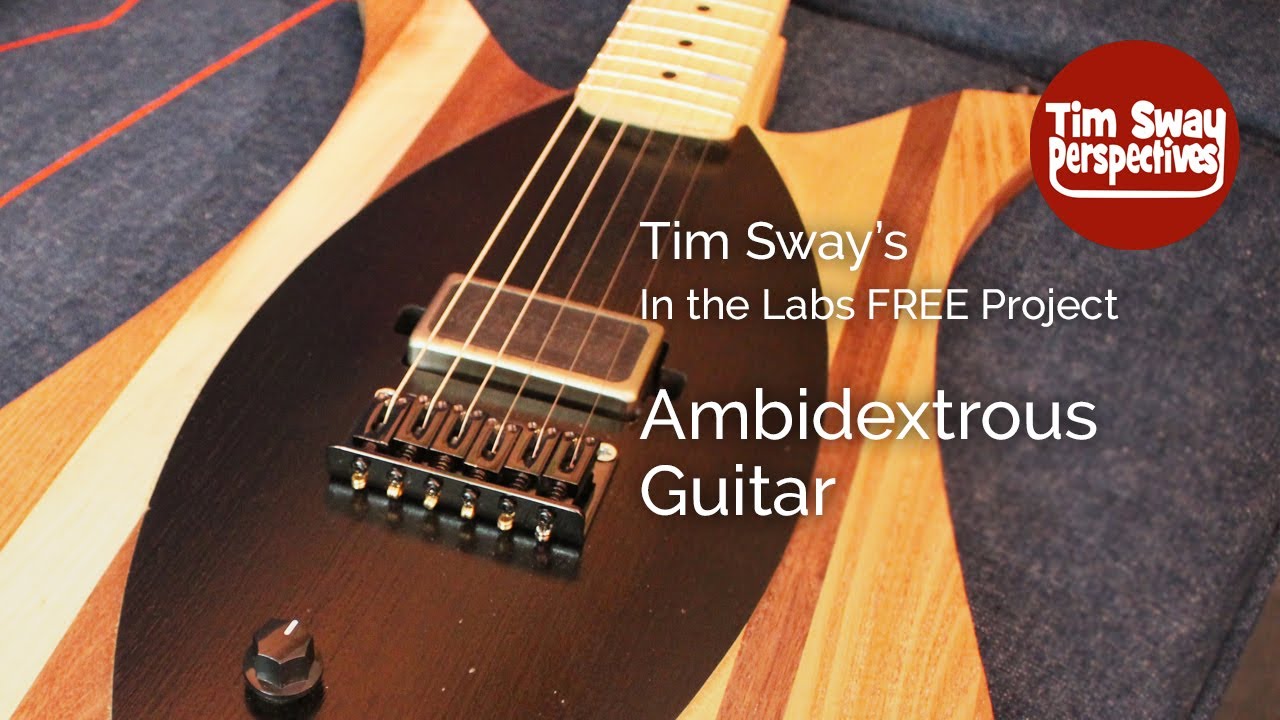 Making a Ambidextrous Guitar | In the Labs with Tim Sway | Vectric FREE CNC Projects