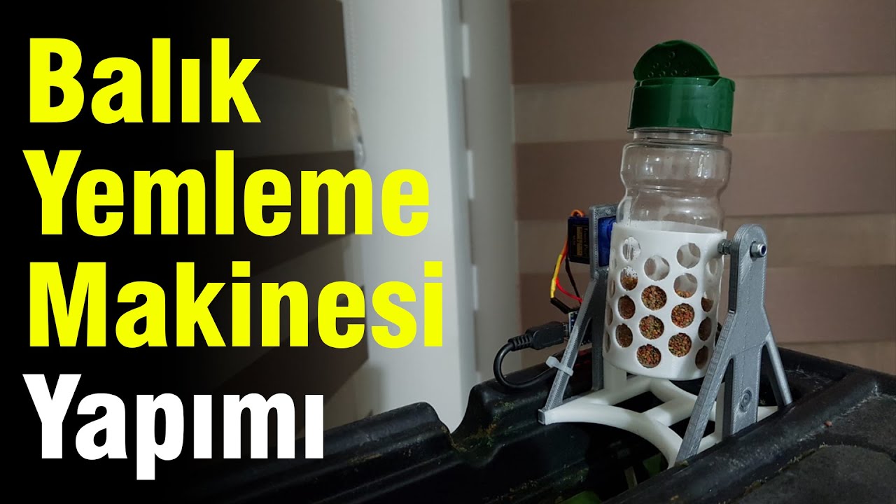 Otomatik Balık Yemleme Makinesi Yapımı 2 (Arduino + Servo Motor)
