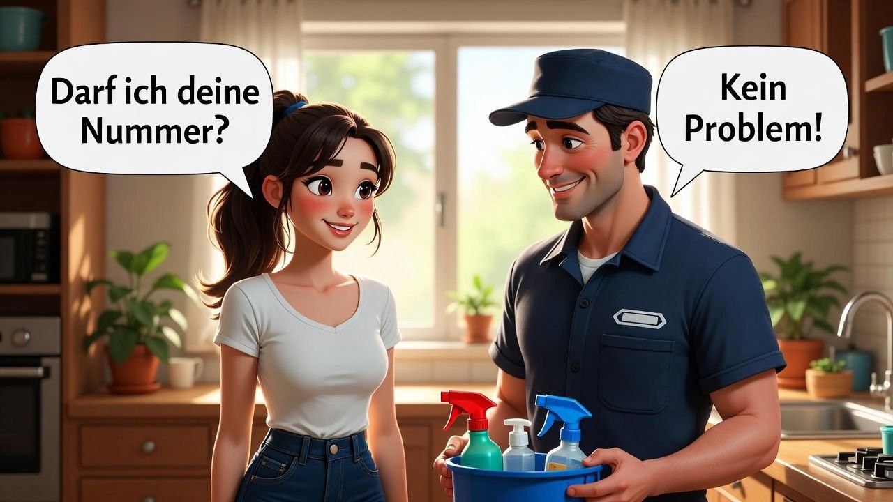 German Conversation for Beginners | Cleaning the House (A1–A2)