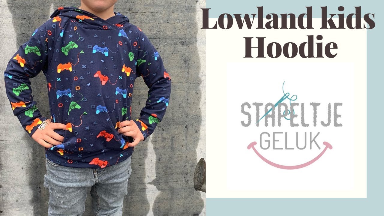 Tutorial: Lowland kids hoodie (gratis patroon) (beginner)