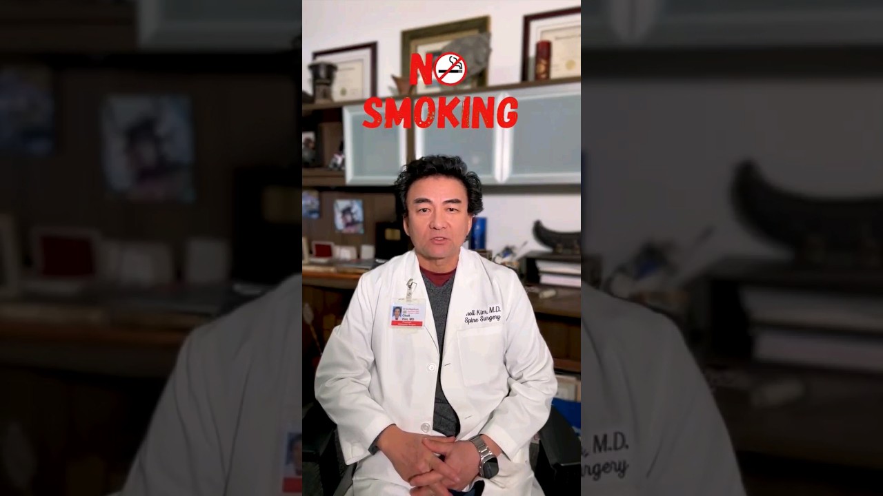 Going Smokeless &ndash; smoking after spine surgery