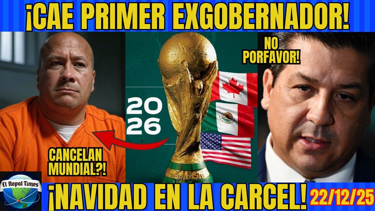 LUNESAZO! JUSTO ANTES DE NAVIDAD, C4E PRIMER GOBER CORRUPT0. CANCELAN MUNDIAL EN JALISCO POR ESTO