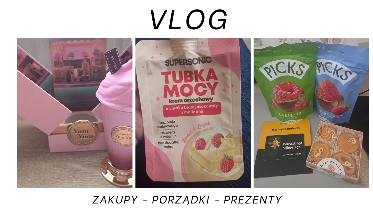 VLOG - Zakupy 🧾 porządki 🧹 prezenty 🎁