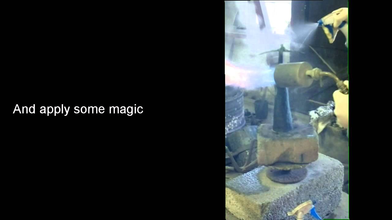 Elizabeth Rollins-Scott - Bronze Angel Being Patinated